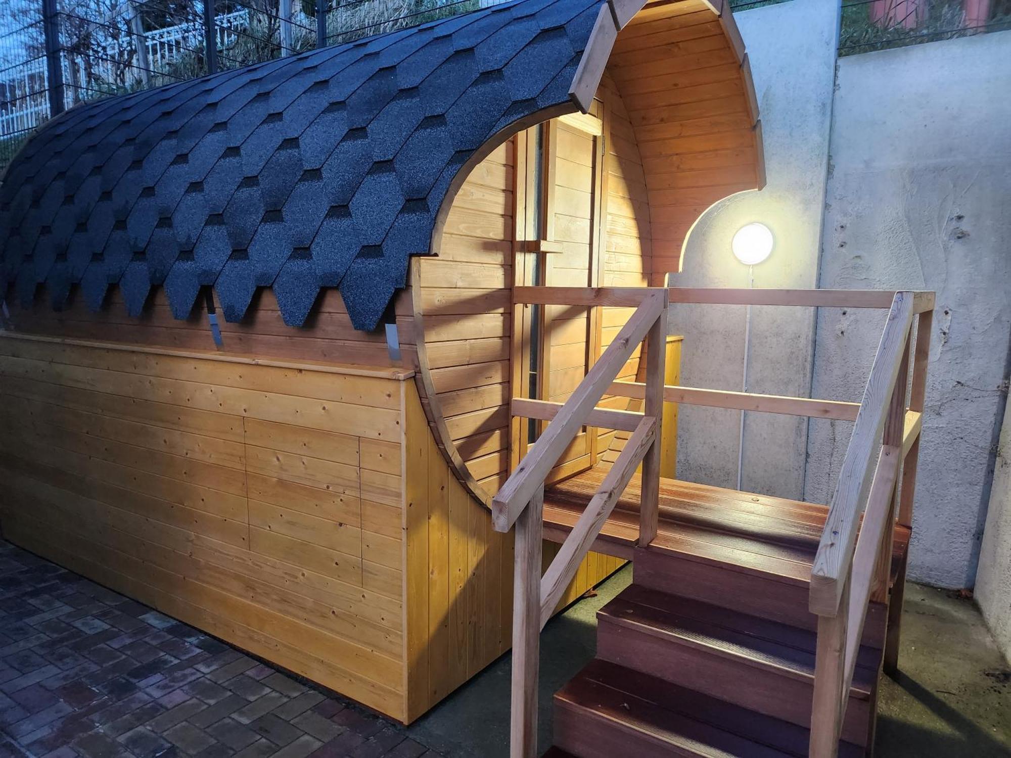 Haus Strandkoerv Mit Fass-Sauna Лоддин Экстерьер фото